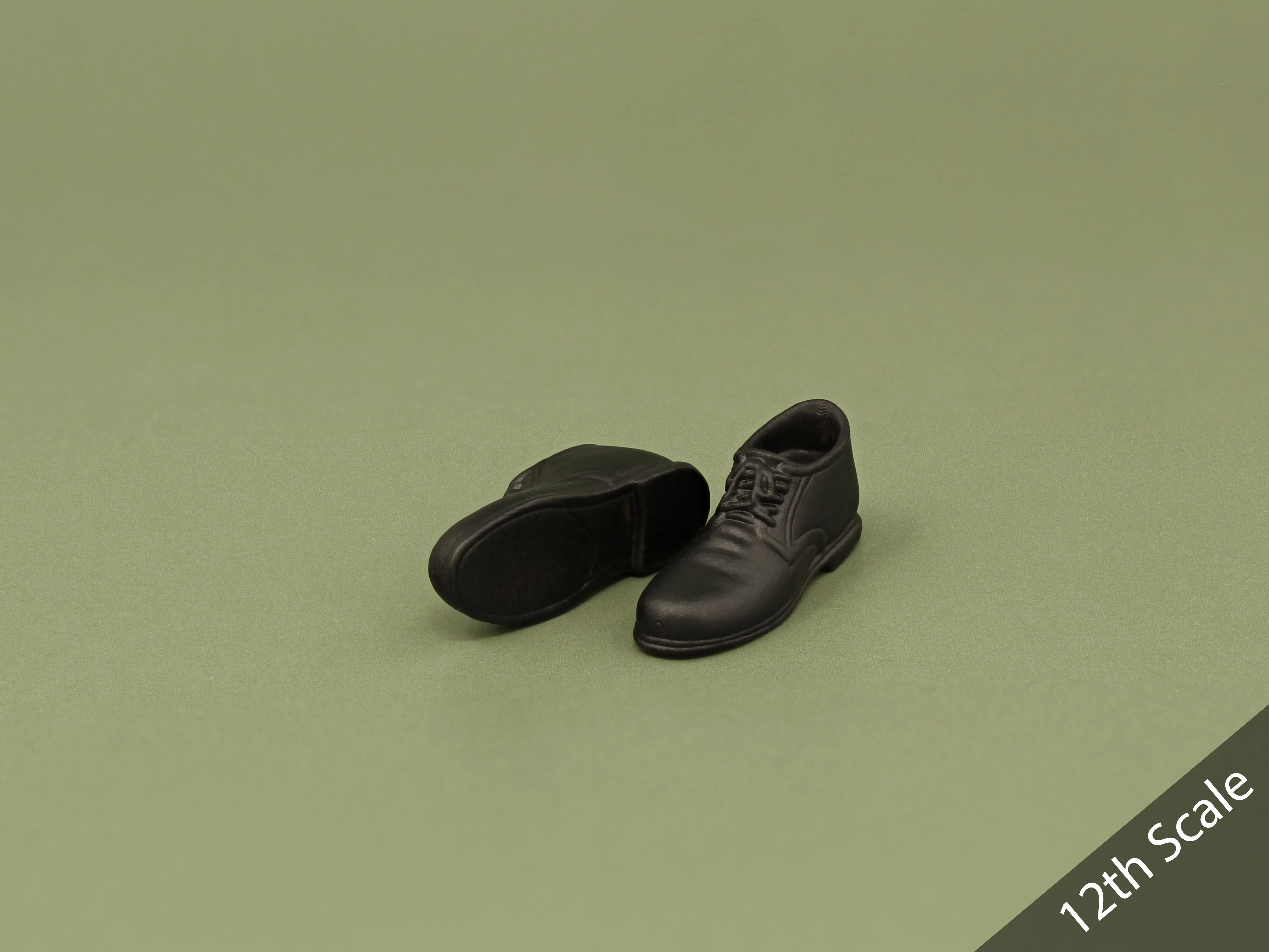 1/6 or 1/12 - Custom 3D - Dress Shoes (Peg Type)