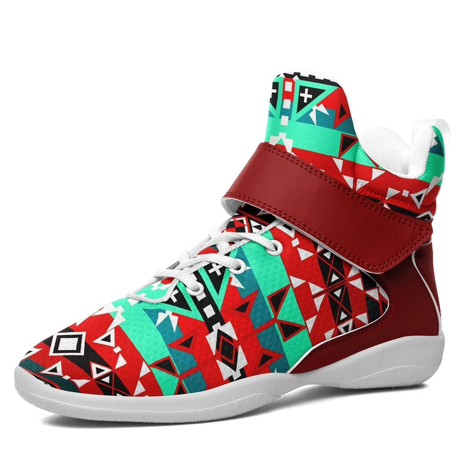 After the Southwest Rain Ipottaa Basketball / Sport High Top Shoes - White Sole