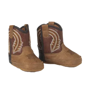 Ariat Infant Boy's Lil Stompers Evan Brown Western Boots A442002602