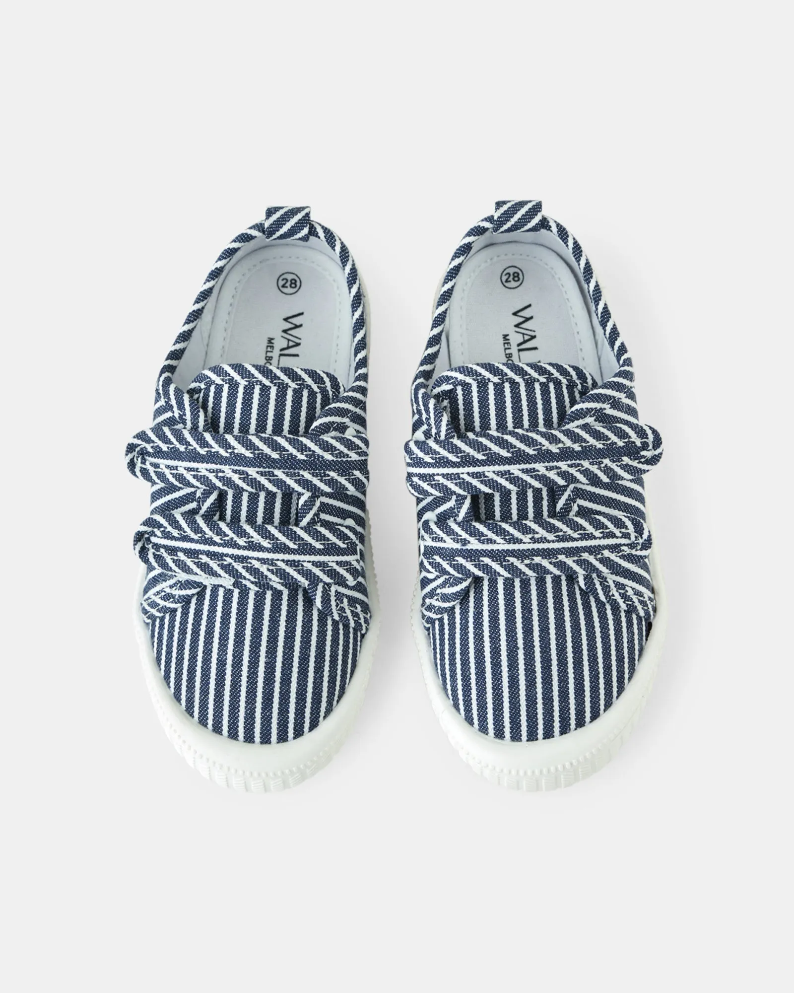 Ben Canvas - Navy Stripe