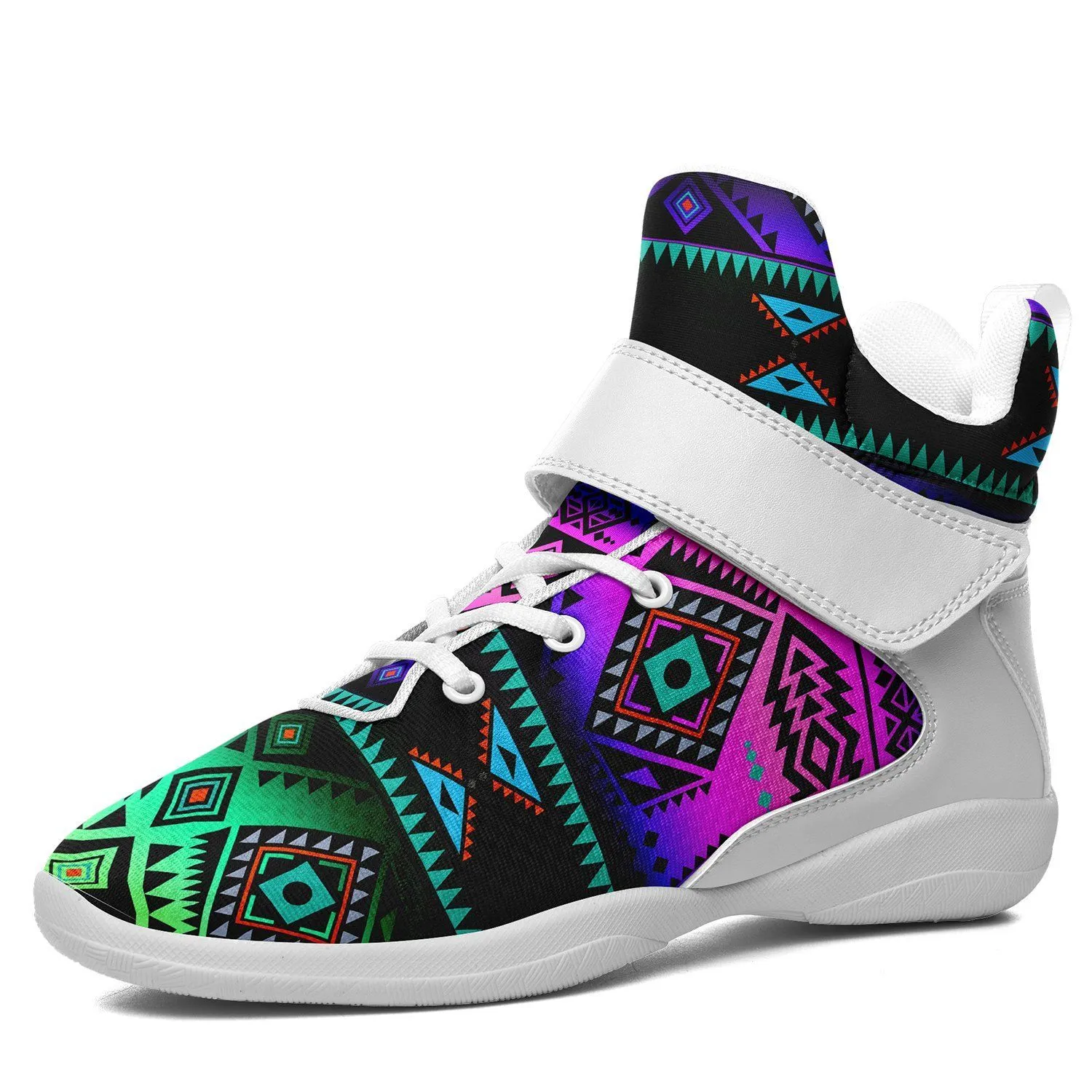 California Coast Sunrise Kid's Ipottaa Basketball / Sport High Top Shoes