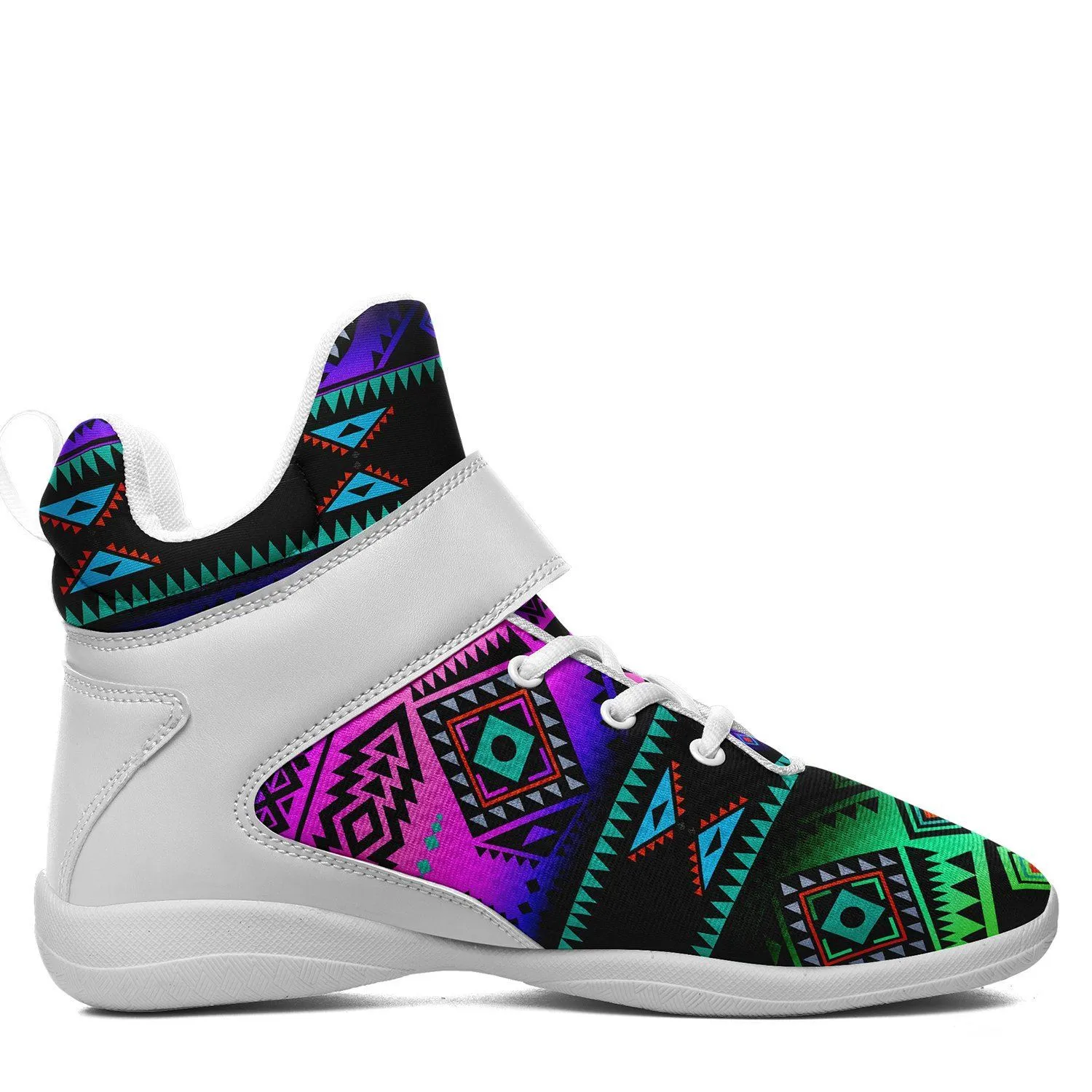 California Coast Sunrise Kid's Ipottaa Basketball / Sport High Top Shoes