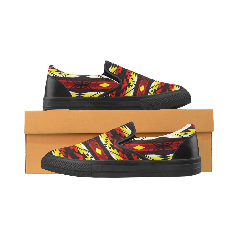 Canyon War Party Women's Unusual Slip-on Canvas Shoes