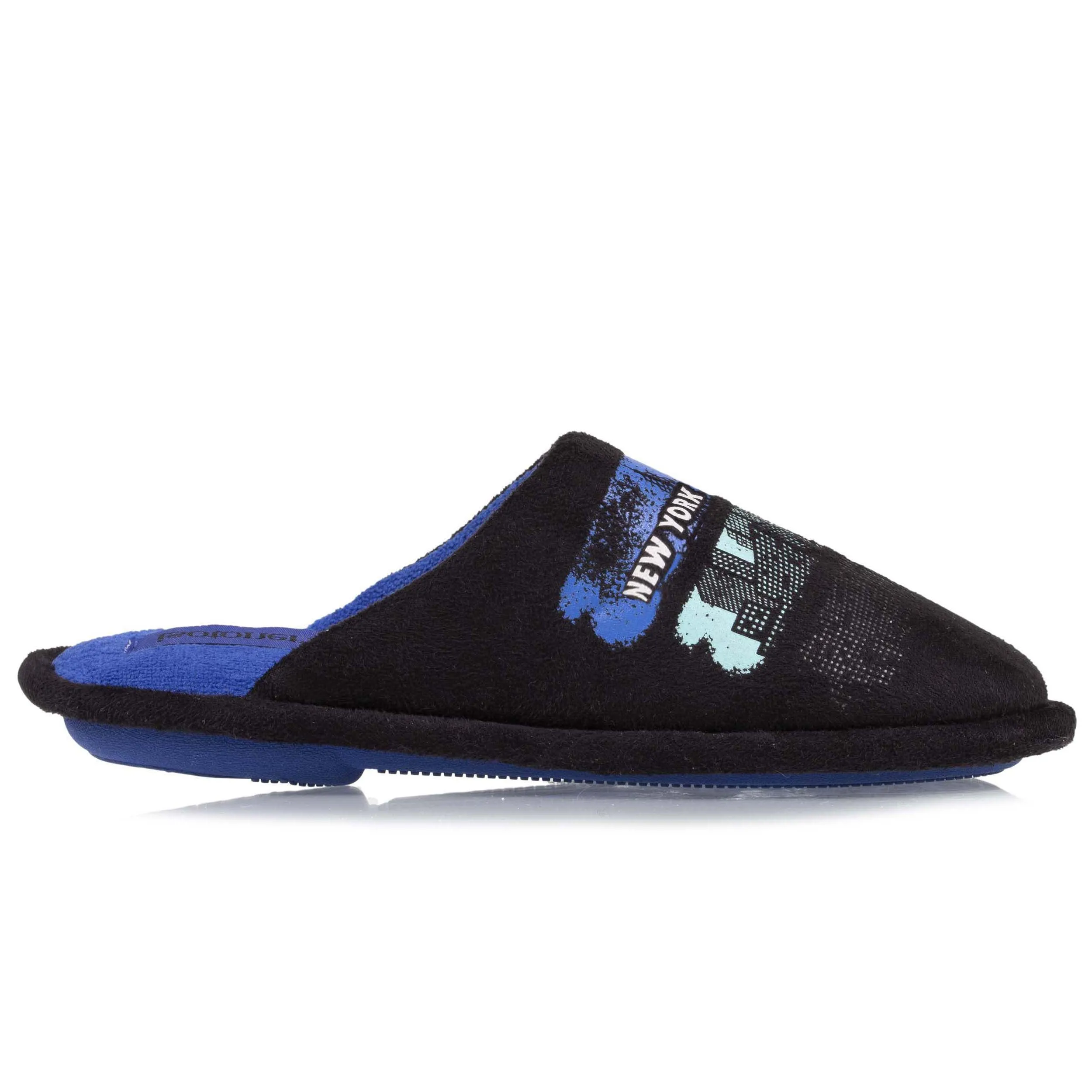 Chaussons mules plates Junior Noir