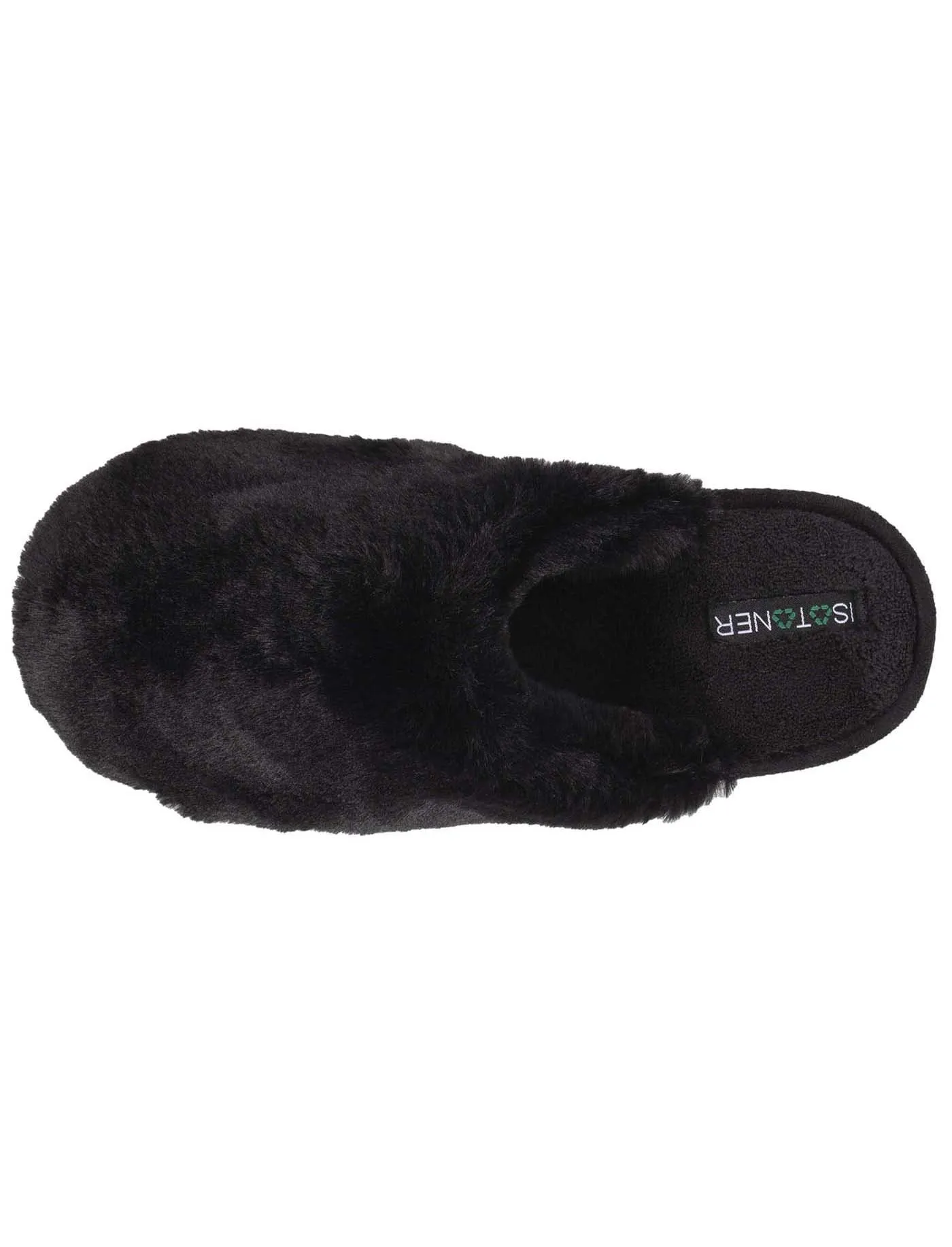 Chaussons mules recyclées Femme Noir