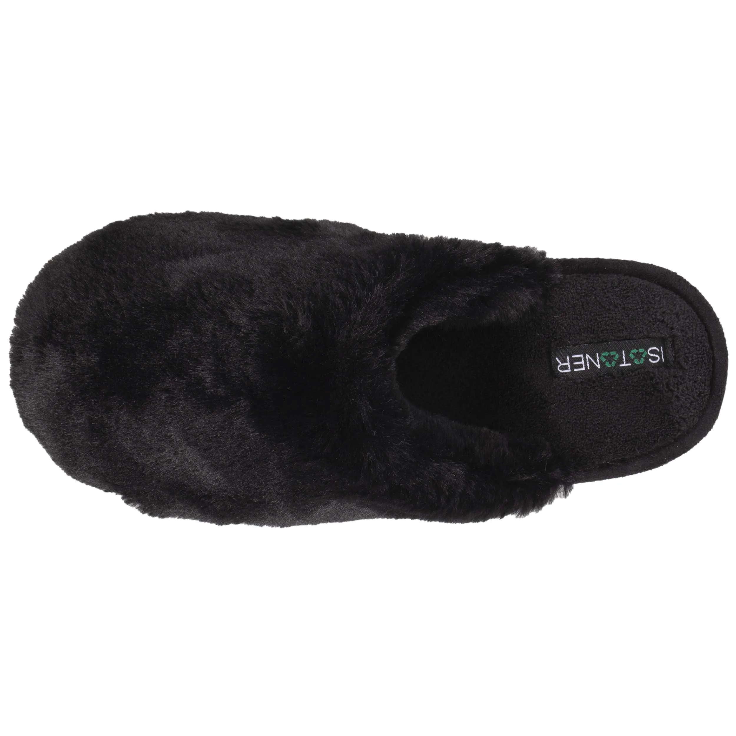 Chaussons mules recyclées Femme Noir