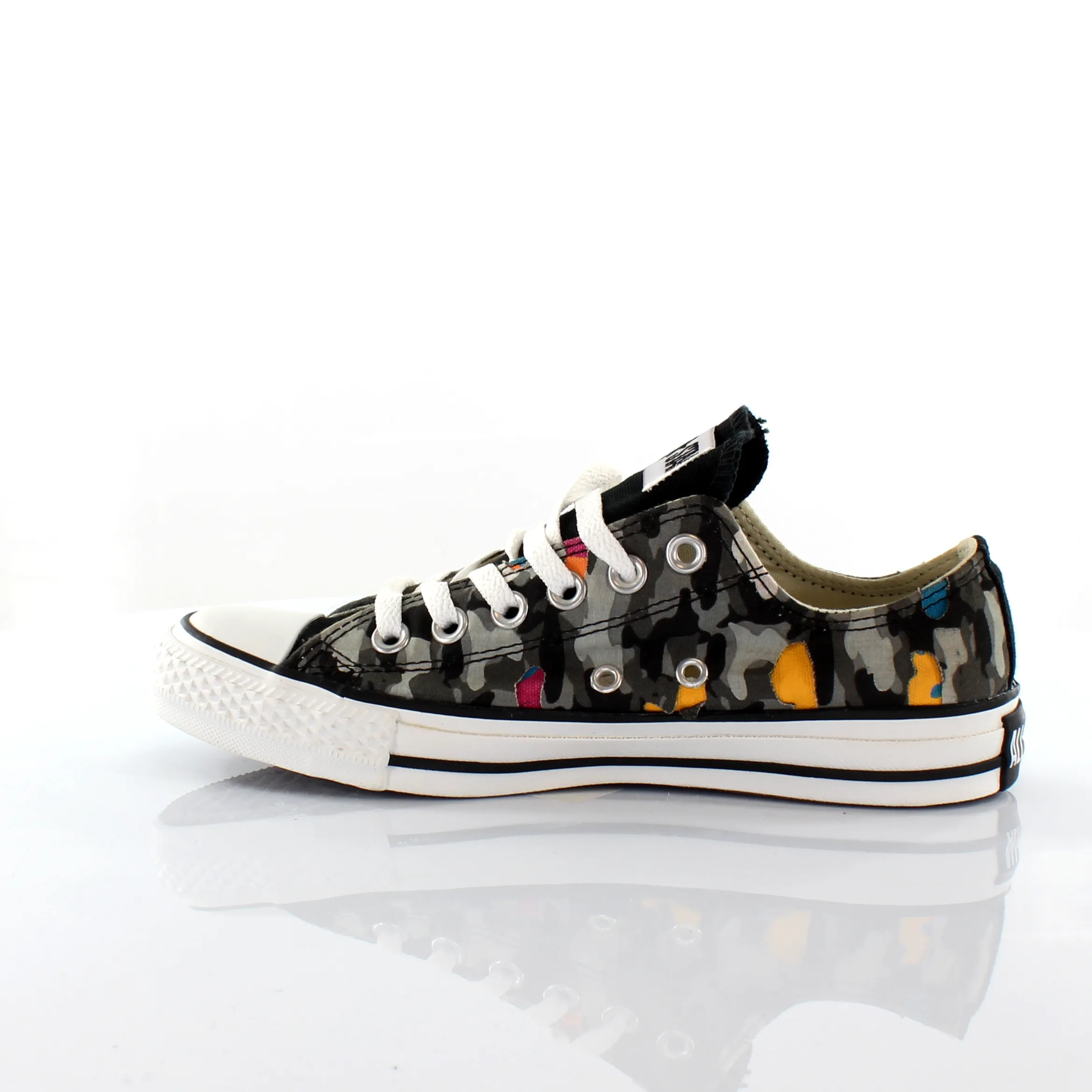 Converse Chuck Taylor Tear Away OX Black Textile Unisex Trainers 101987