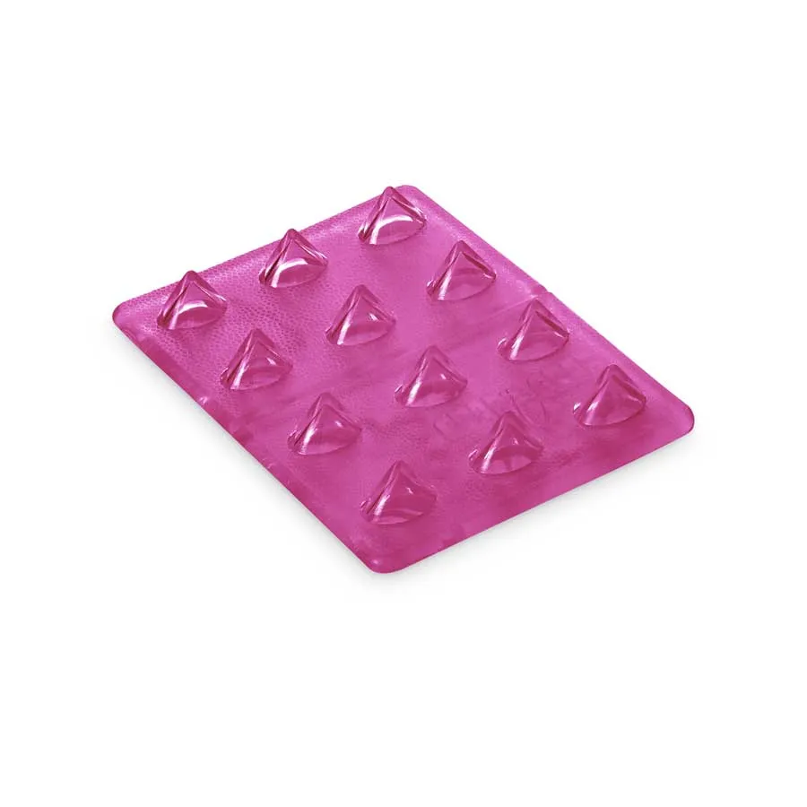 Crab Grab Mini Shark Teeth Stomp Pad - Clear Pink