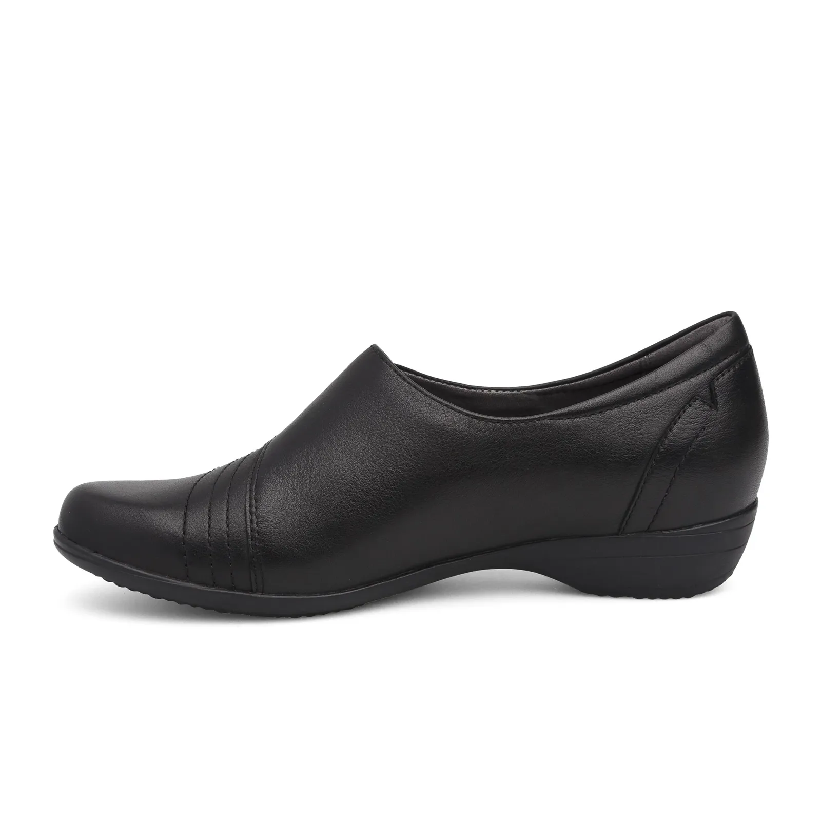 Dansko Franny Slip On (Women) - Black Milled Nappa