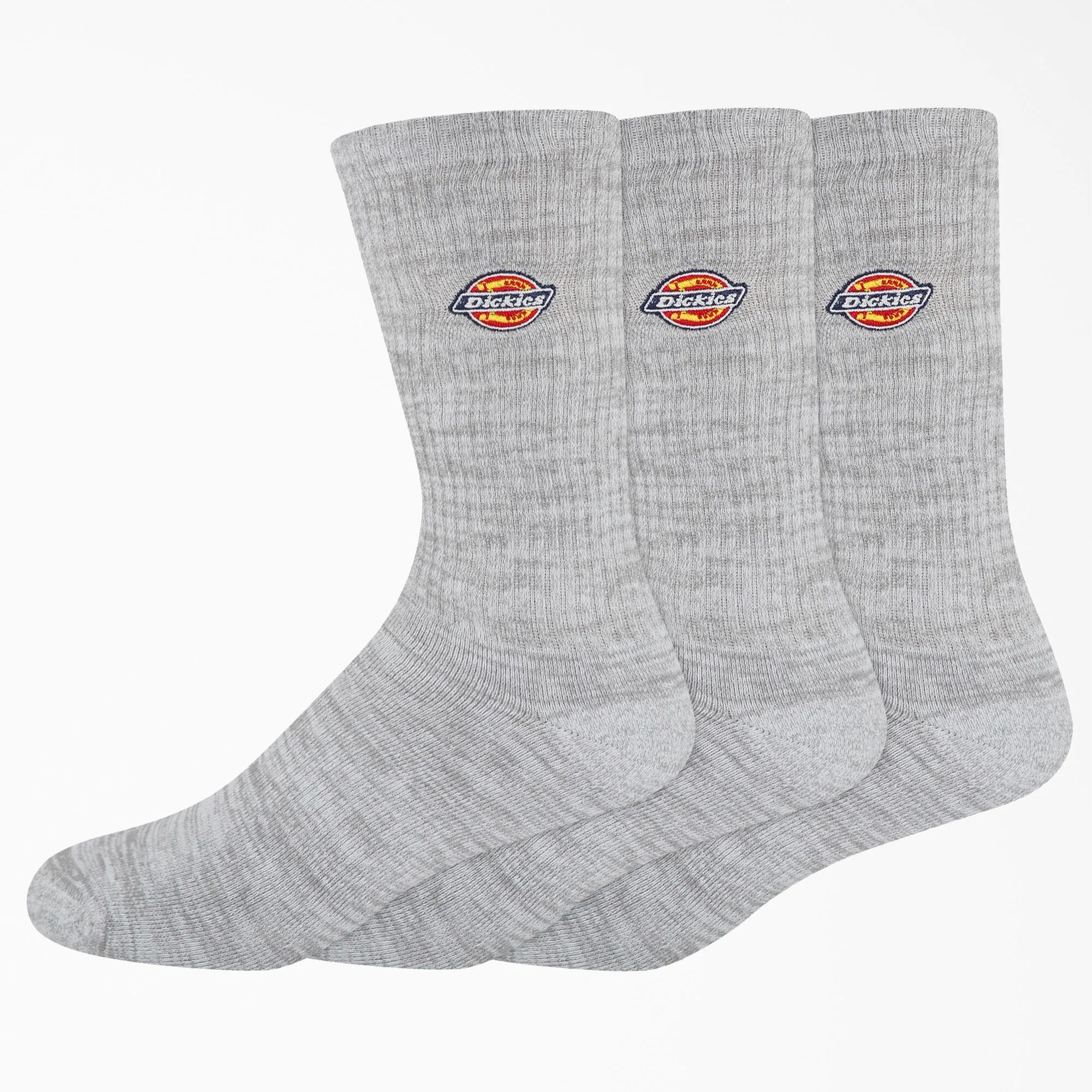 Dickies Embroidered Crew Socks - Gray