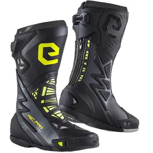 Eleveit Motorcycle Boots RC Pro Microfibre Black / Fluo Yellow UK8 EU42 Sport