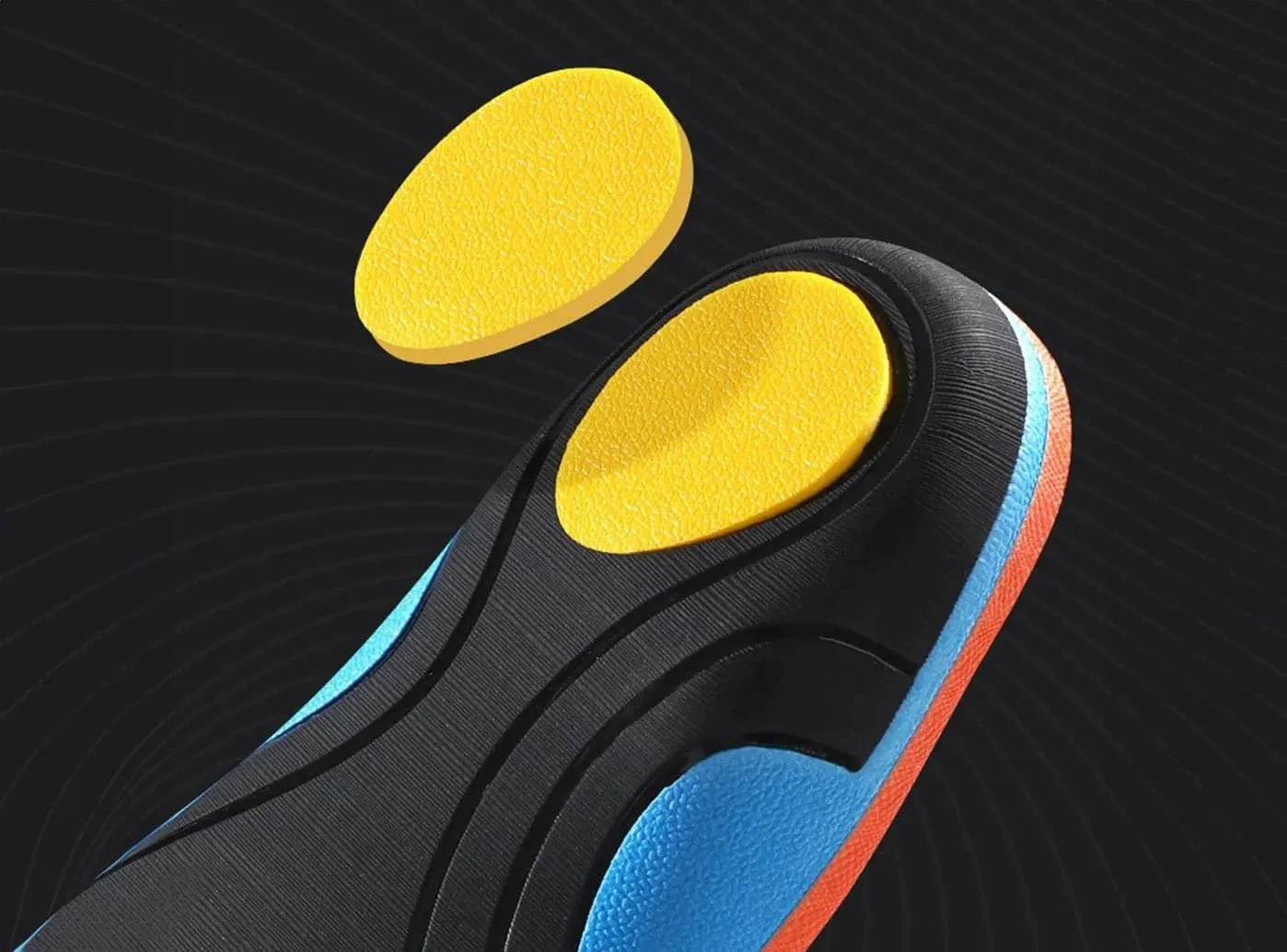 FitVille Plantar Fasciitis Relief Athletic Insoles