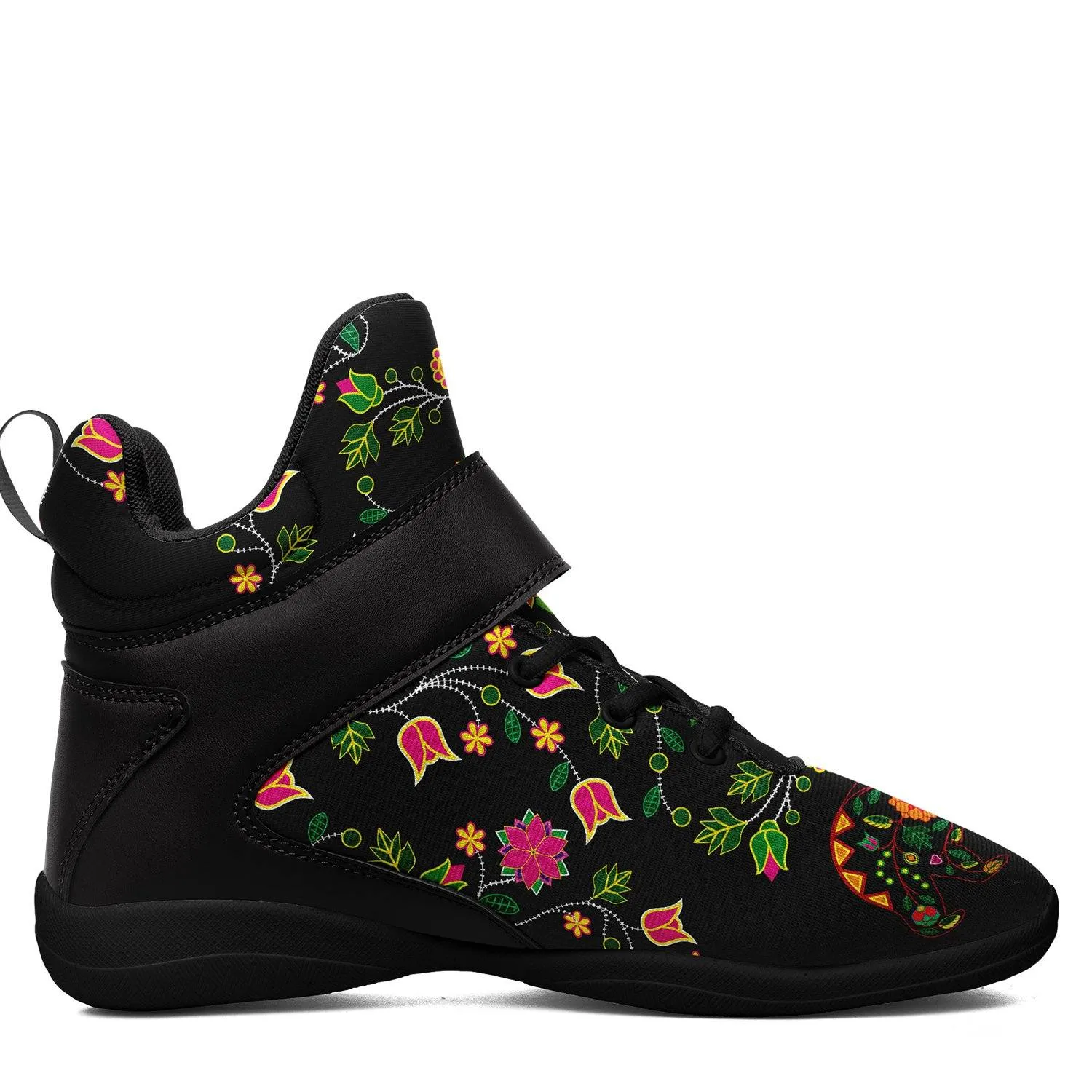 Floral Bear Ipottaa Basketball / Sport High Top Shoes