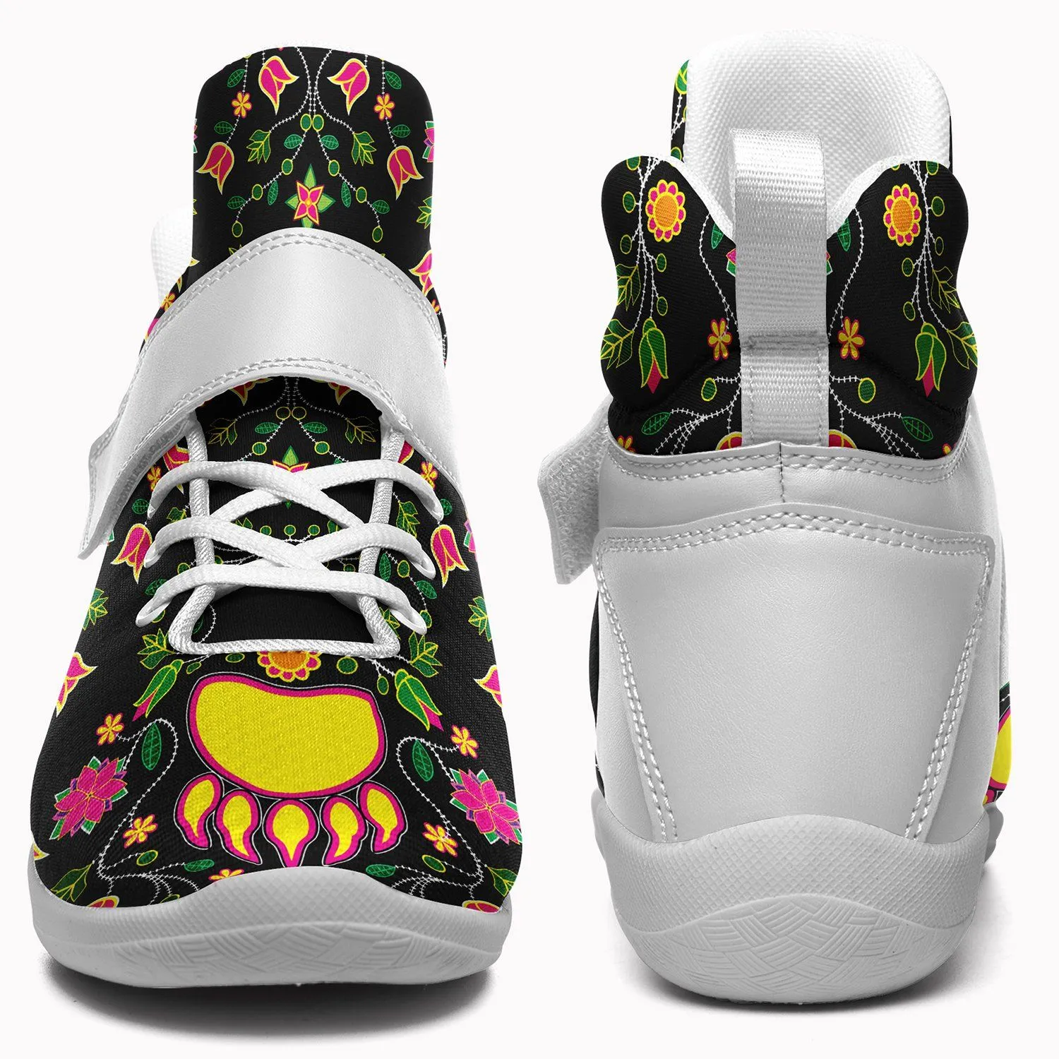 Floral Bearpaw Ipottaa Basketball / Sport High Top Shoes