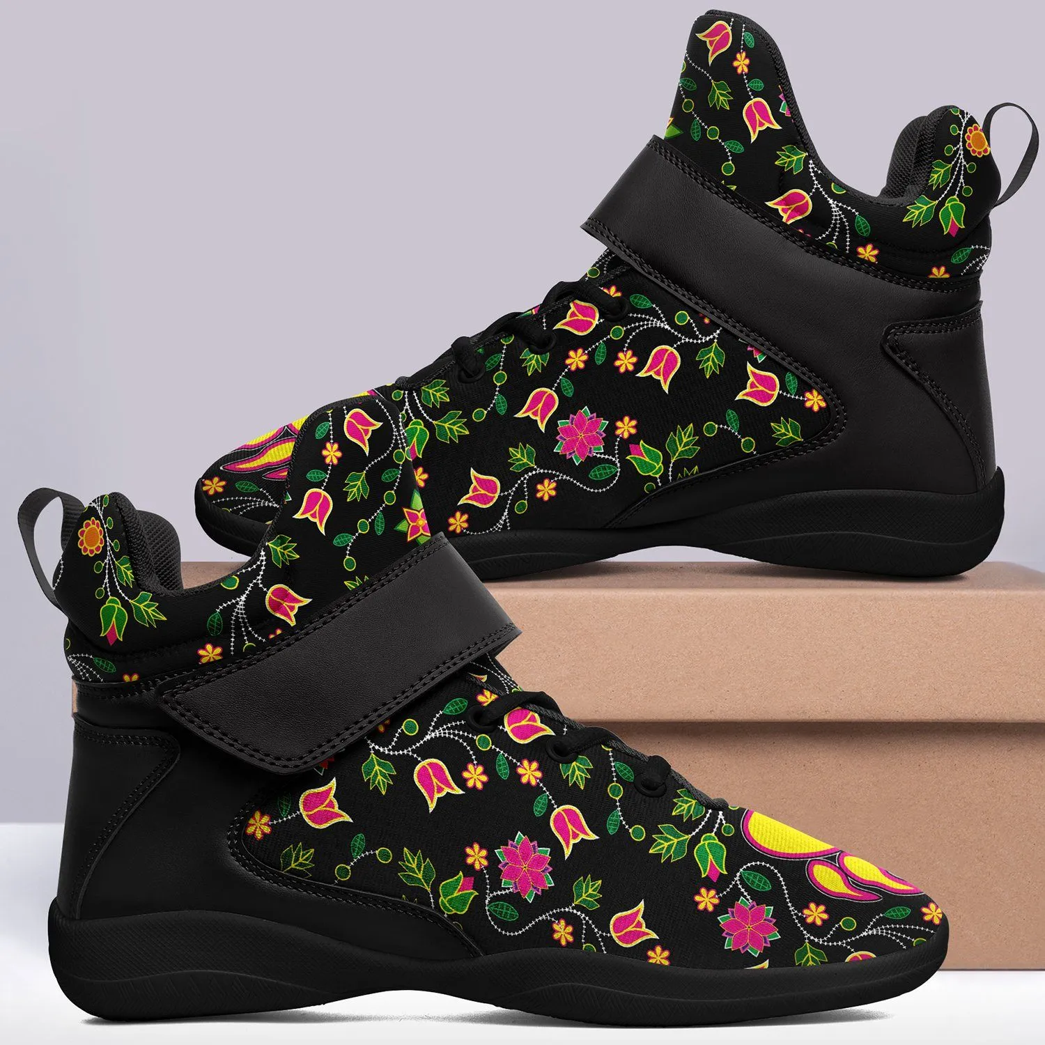 Floral Bearpaw Ipottaa Basketball / Sport High Top Shoes