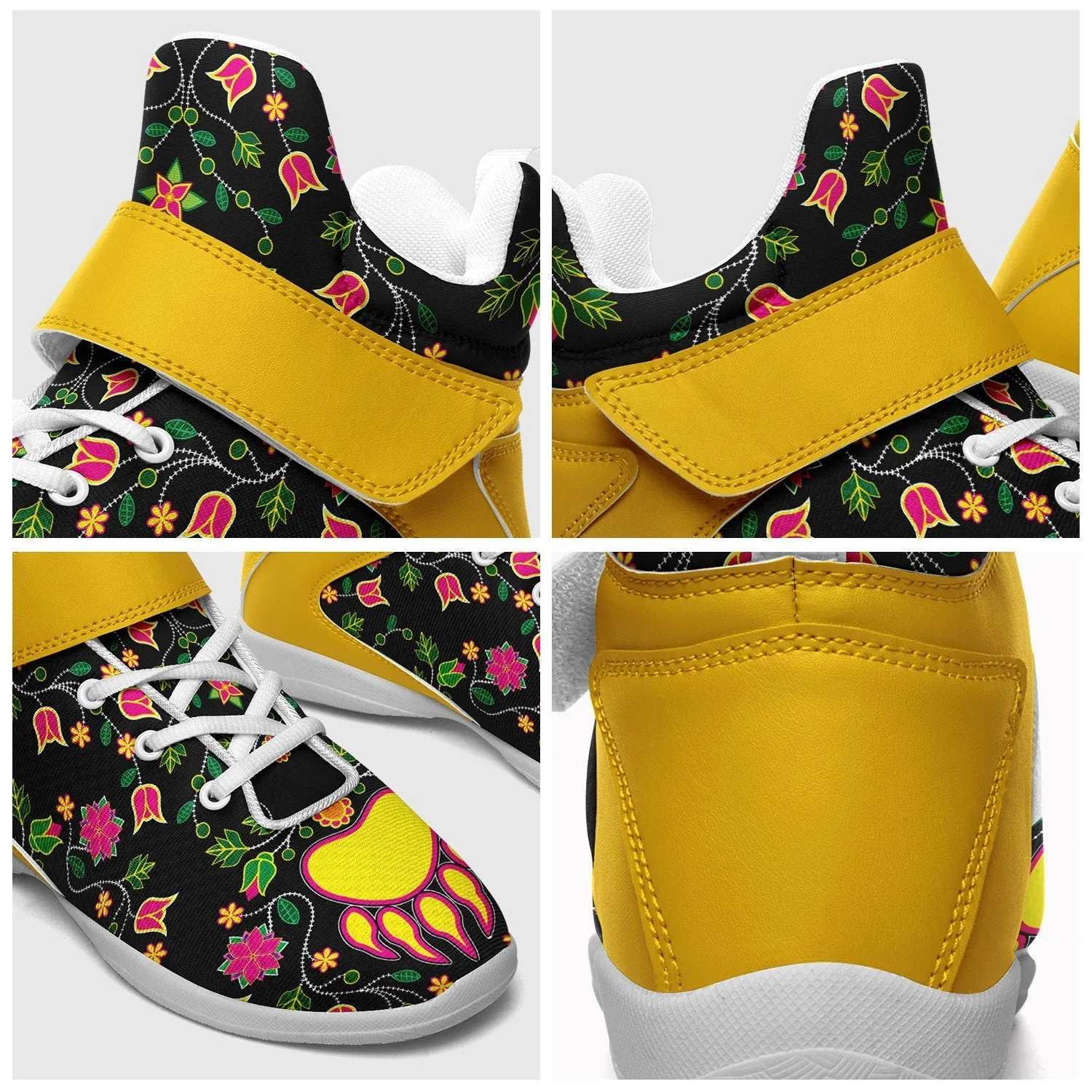 Floral Bearpaw Ipottaa Basketball / Sport High Top Shoes