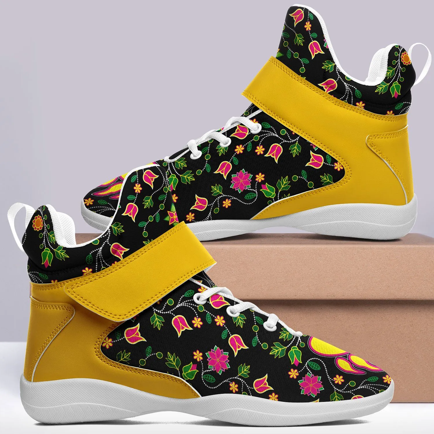 Floral Bearpaw Ipottaa Basketball / Sport High Top Shoes