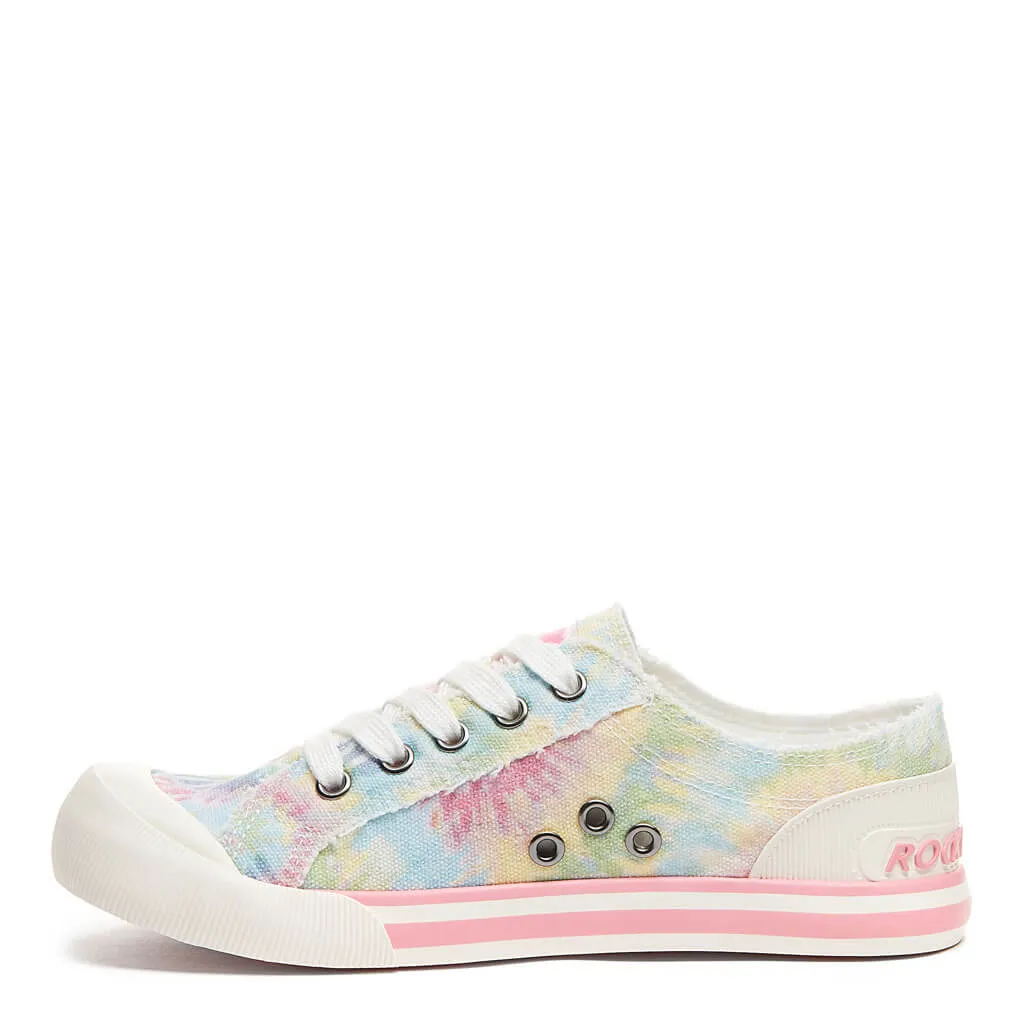 Jazzin Rainbow Tie Dye Trainers