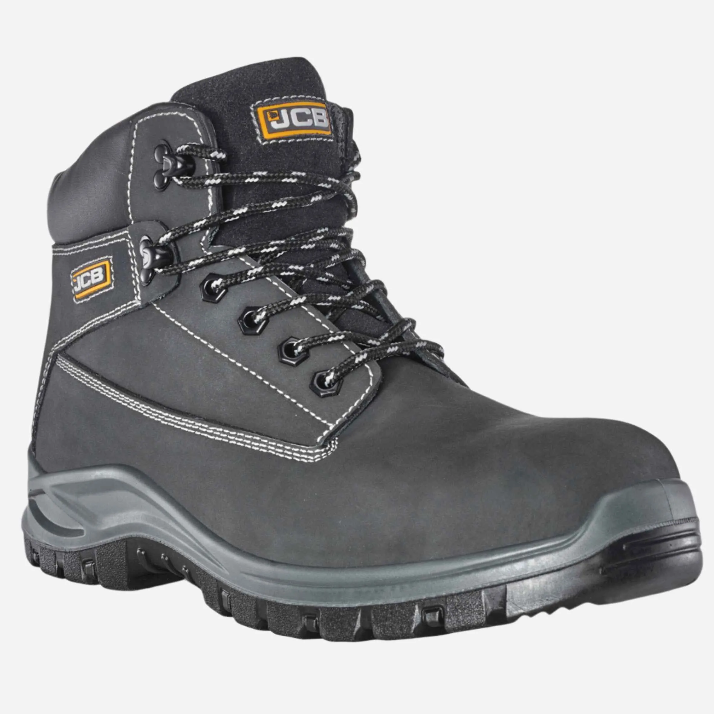 JCB HOLTON HIKER BLACK NUBUCK LEATHER