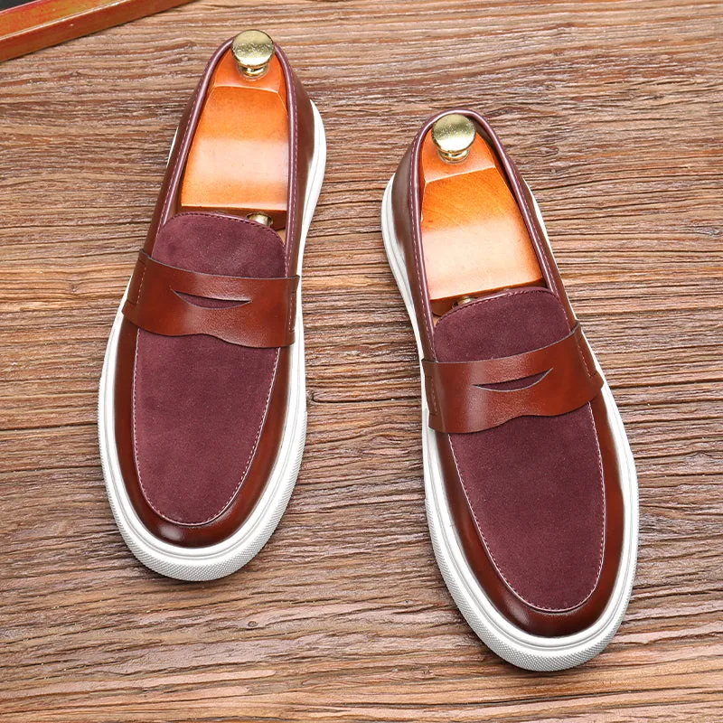 Leather Casual Slip-ons