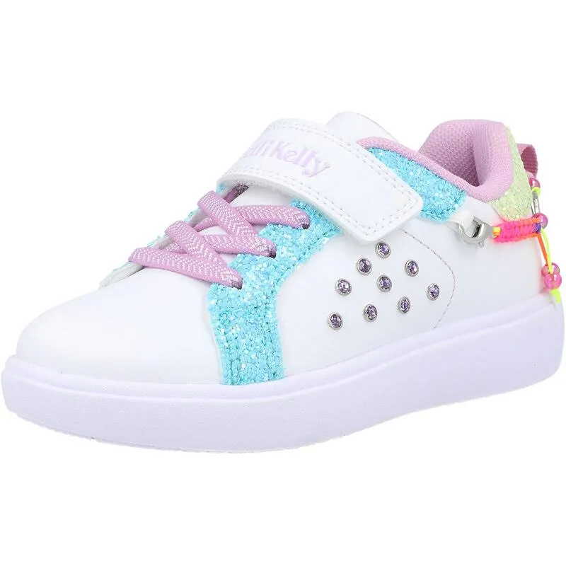 Lelli Kelly Gioielle Whte Multi Rainbow Bracelt Trainers