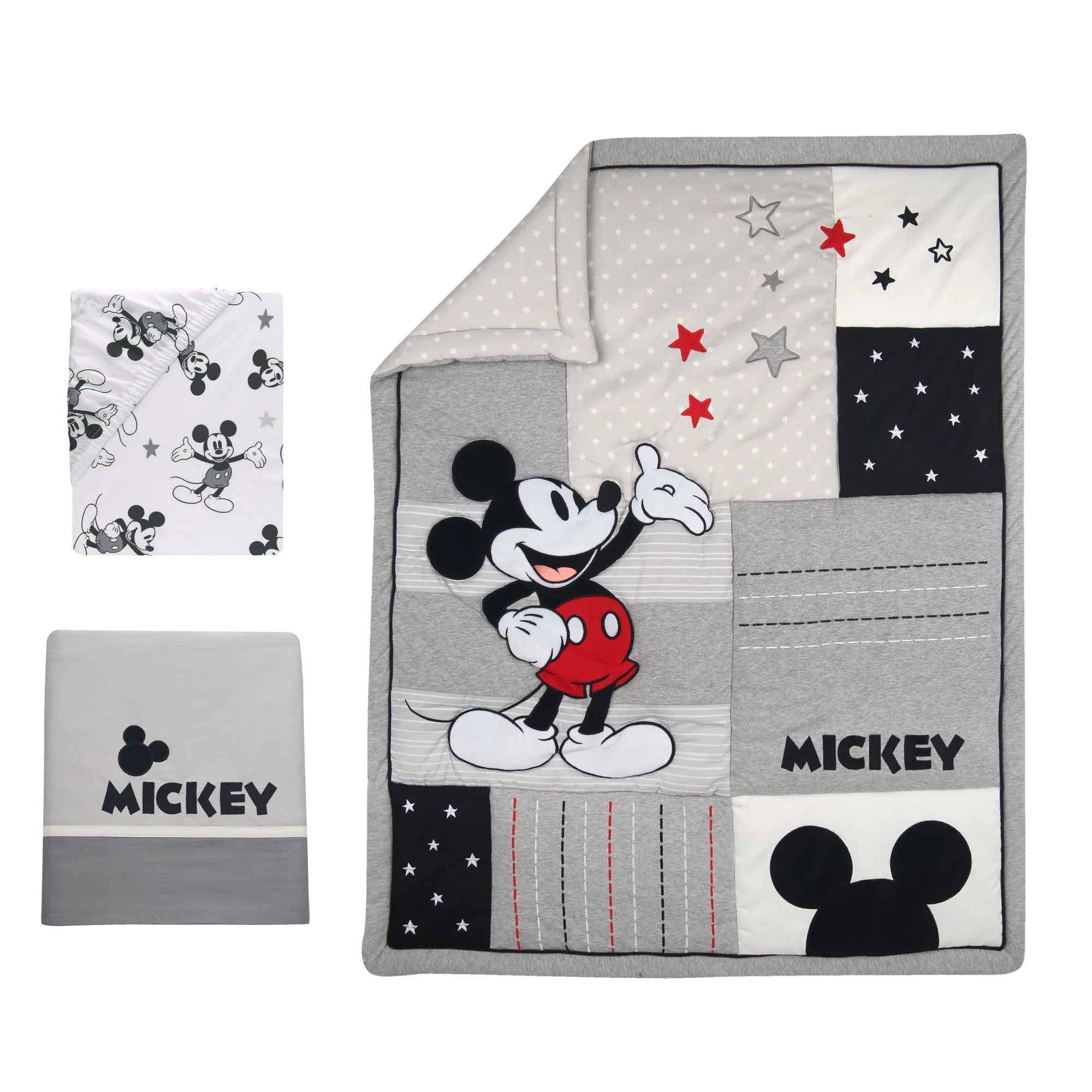 Magical Mickey Mouse 3-Piece Crib Bedding Set