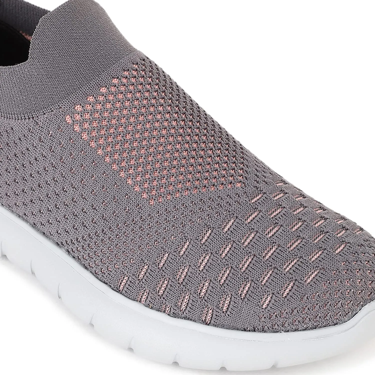 Marc Loire Women's Athleisure Active Wear Slip-On Sneaker Shoes for Running and Walking (Dark Grey, Numeric_7)