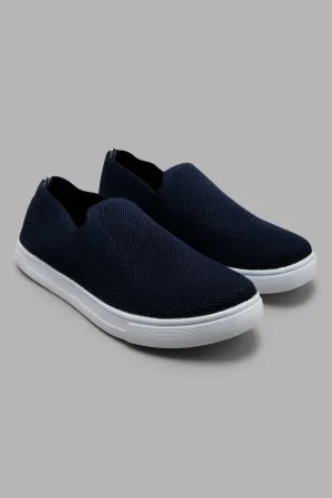 Men Navy Slip On