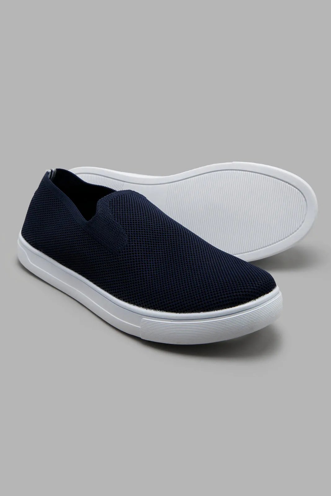 Men Navy Slip On