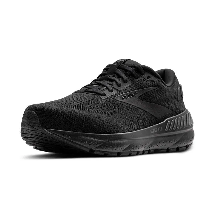 MEN'S BROOKS BEAST GTS 24 EXTRA WIDE 1104254E020 COLOR: BLACK/BLACK/EBONY