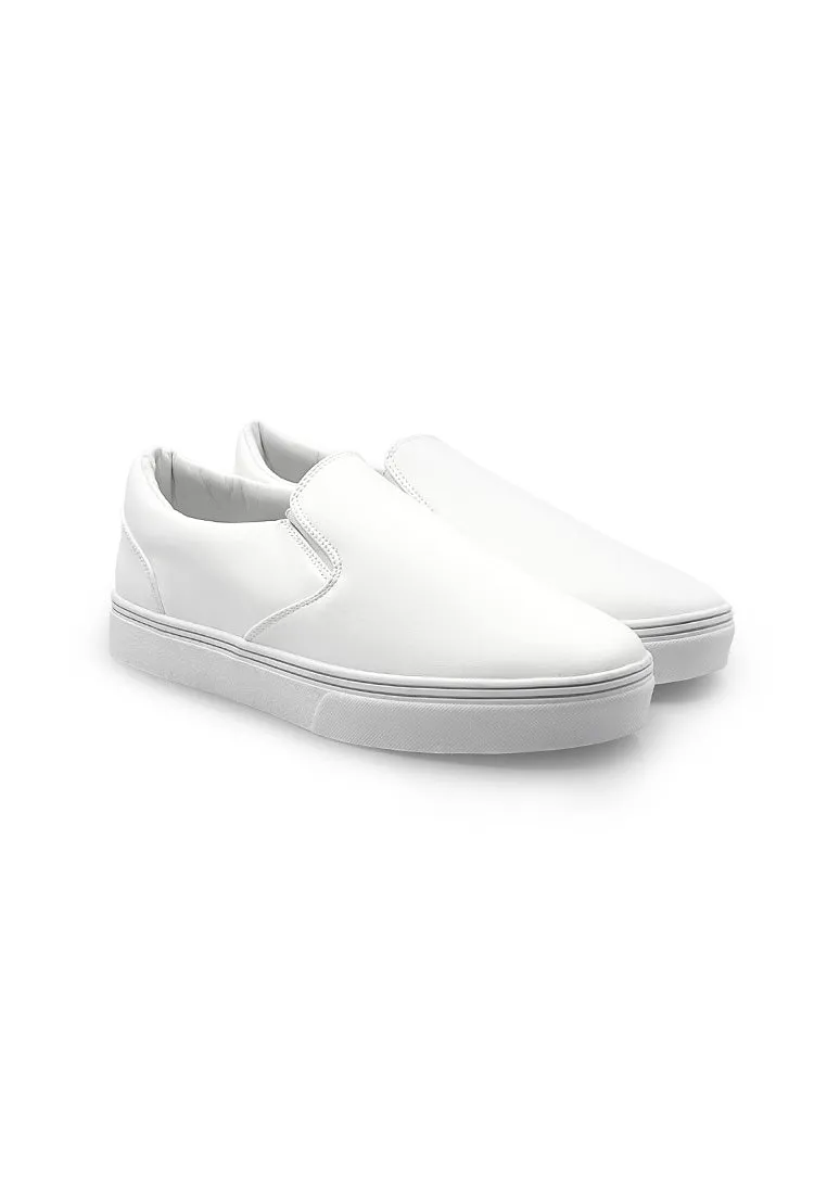 Men's White Slip Ons - Cookie Monster