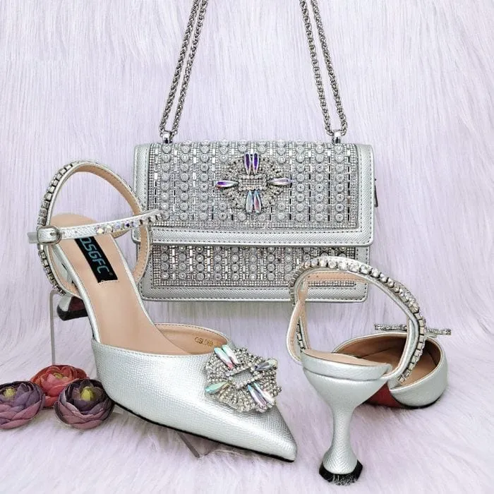 Nigerian Women's Pumps And Bag