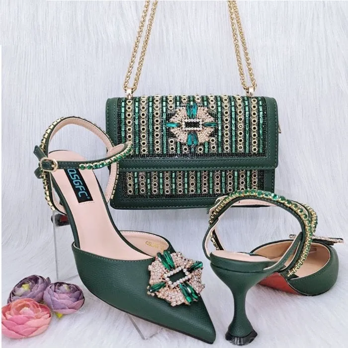 Nigerian Women's Pumps And Bag