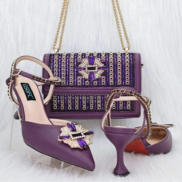 Nigerian Women's Pumps And Bag