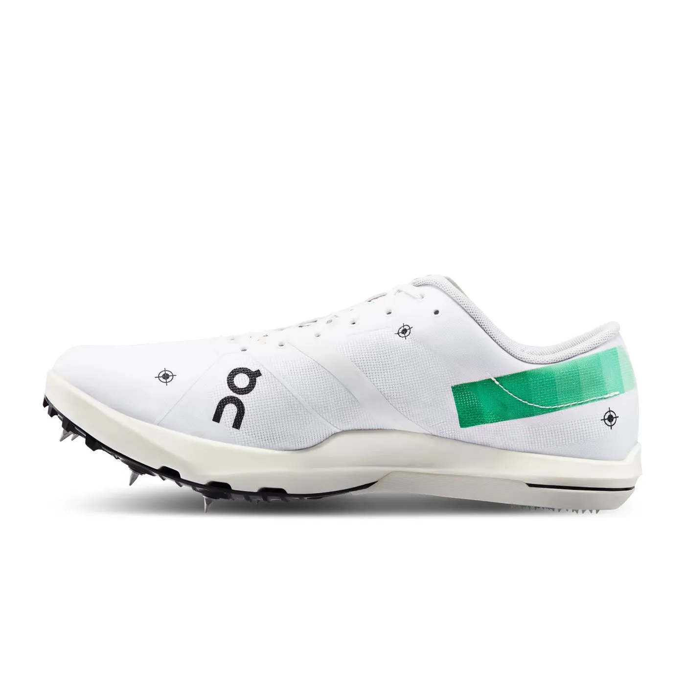 On Men's Cloudspike 10000m Undyed-White / Mint