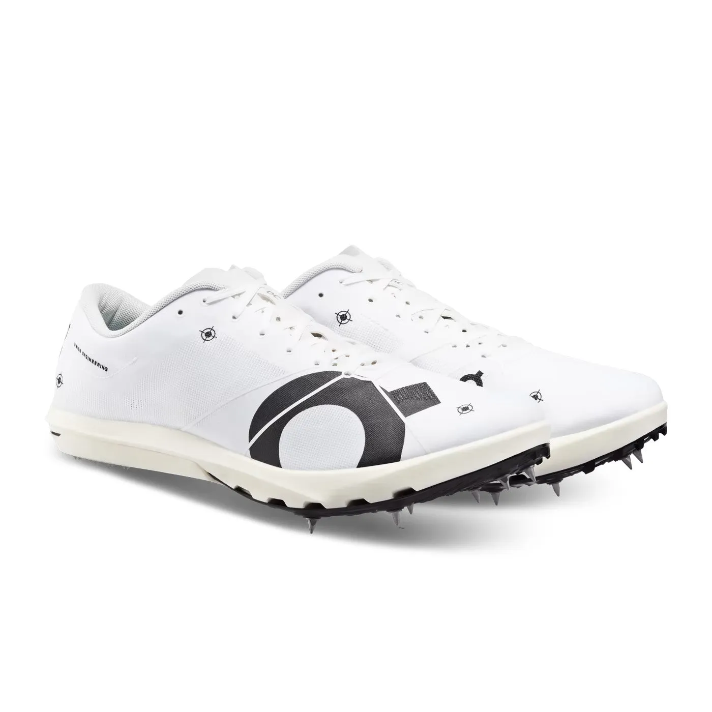 On Men's Cloudspike 10000m Undyed-White / Mint