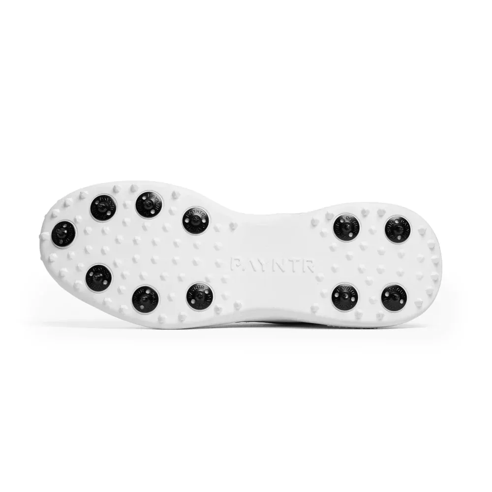 Payntr All Rounder Spike Cricket Shoes - White