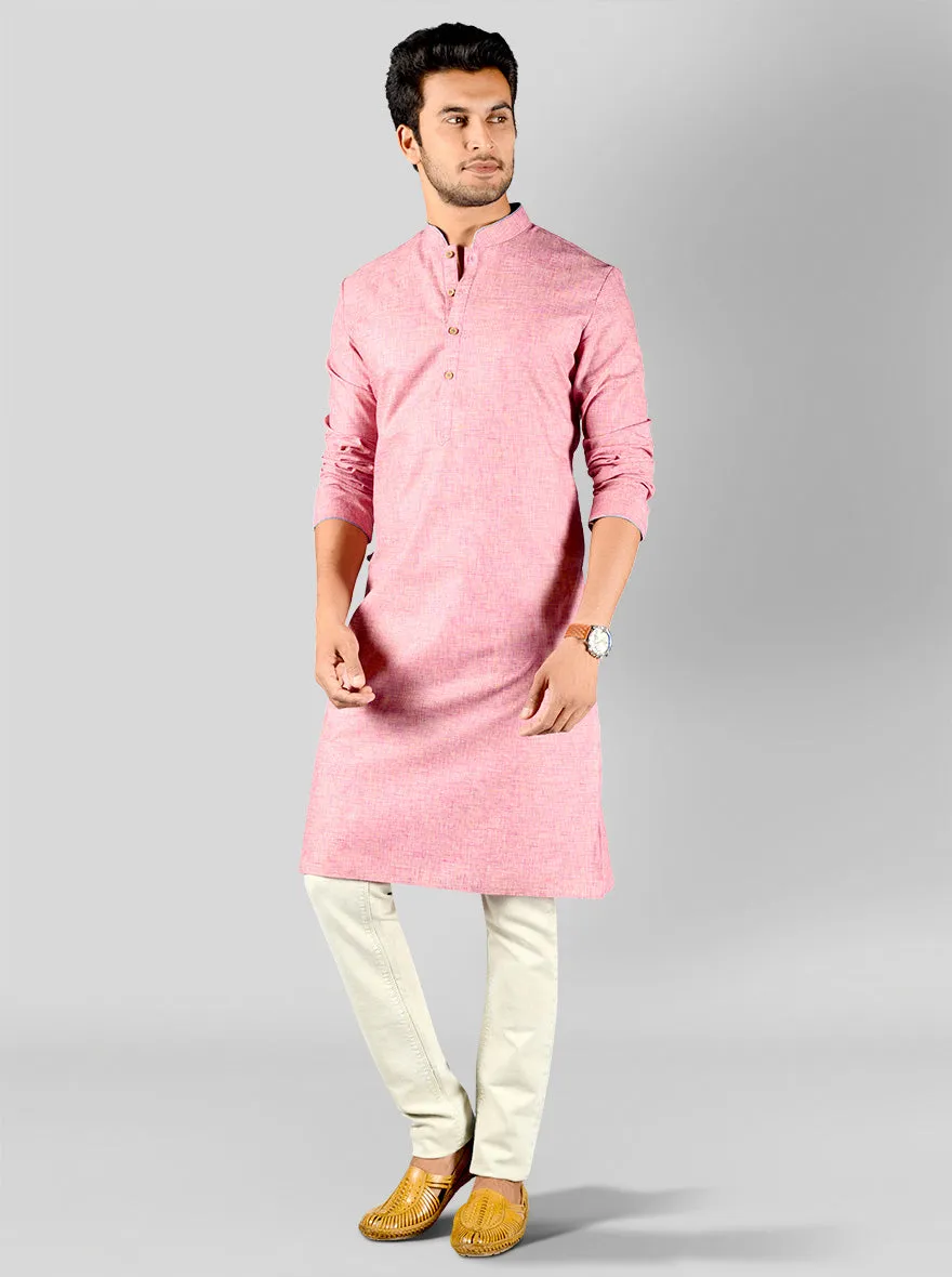 Pink Yellow Kurta | Azania