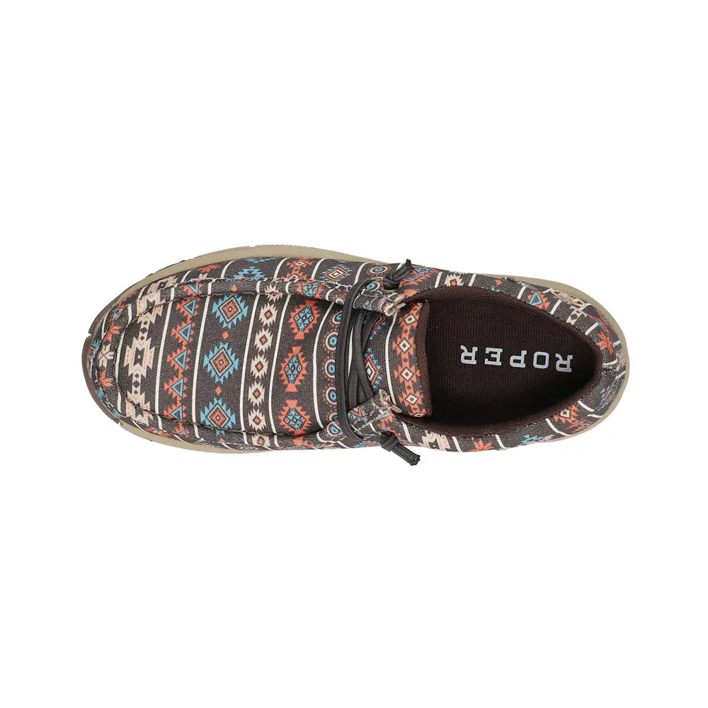 Roper Women's Clearcut Low | Multi Aztec Canvas