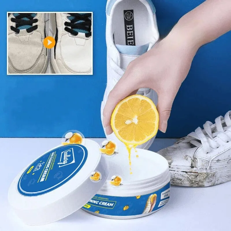 Shoes Cleaning Cream With Sponge