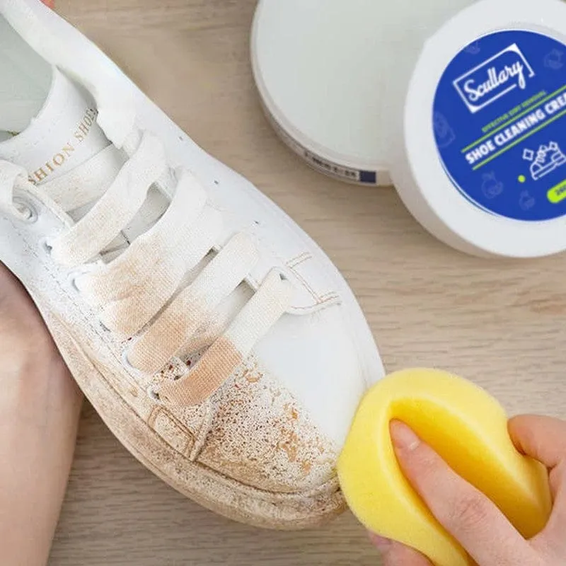 Shoes Cleaning Cream With Sponge