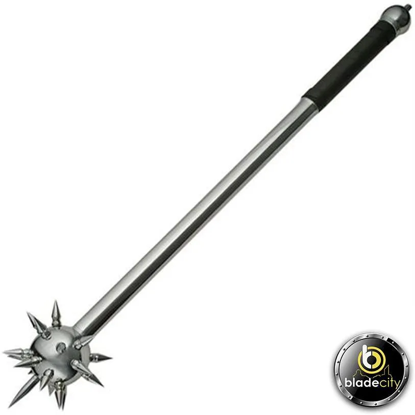 Silver Spiked Morningstar Mace