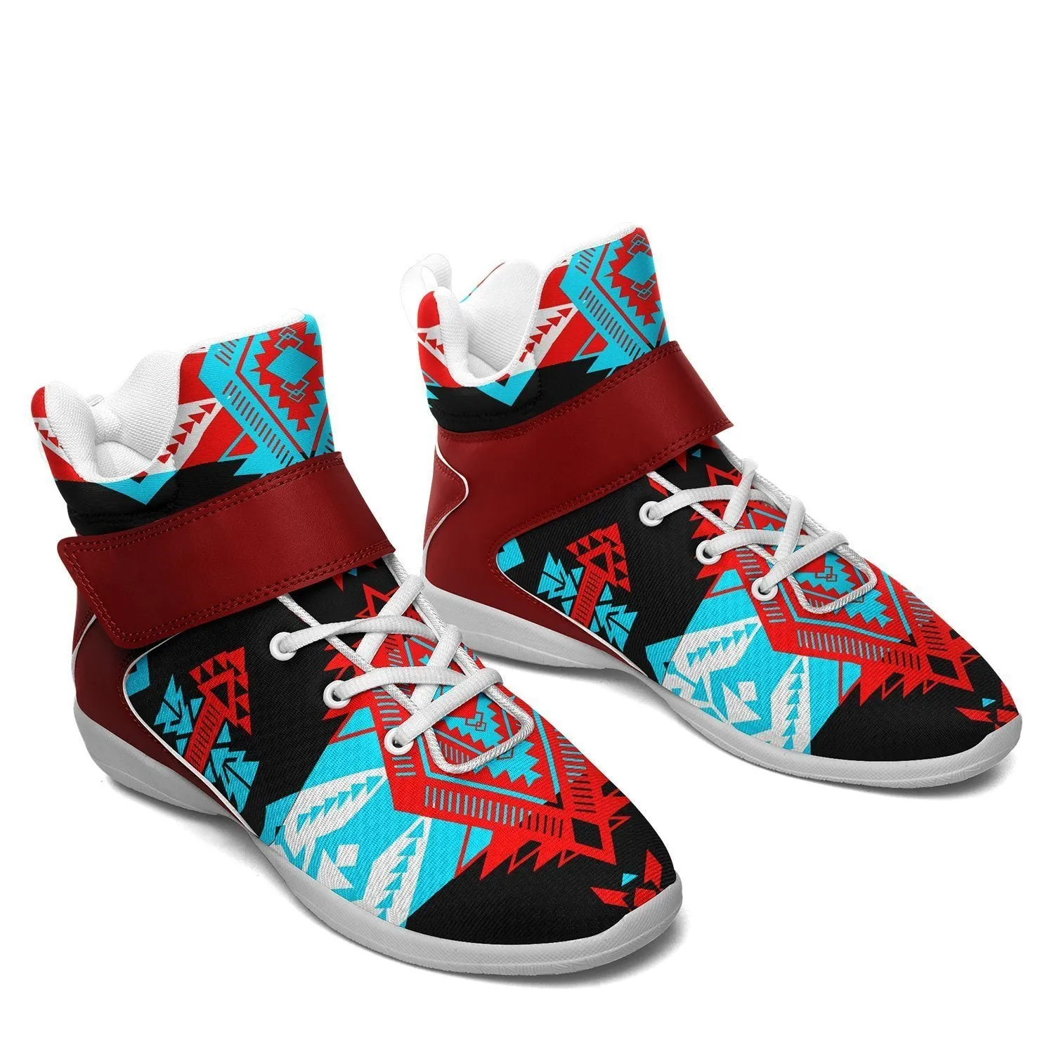 Sovereign Nation Trade Ipottaa Basketball / Sport High Top Shoes - White Sole