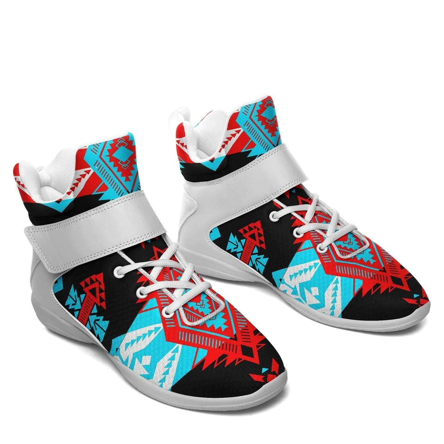 Sovereign Nation Trade Ipottaa Basketball / Sport High Top Shoes - White Sole