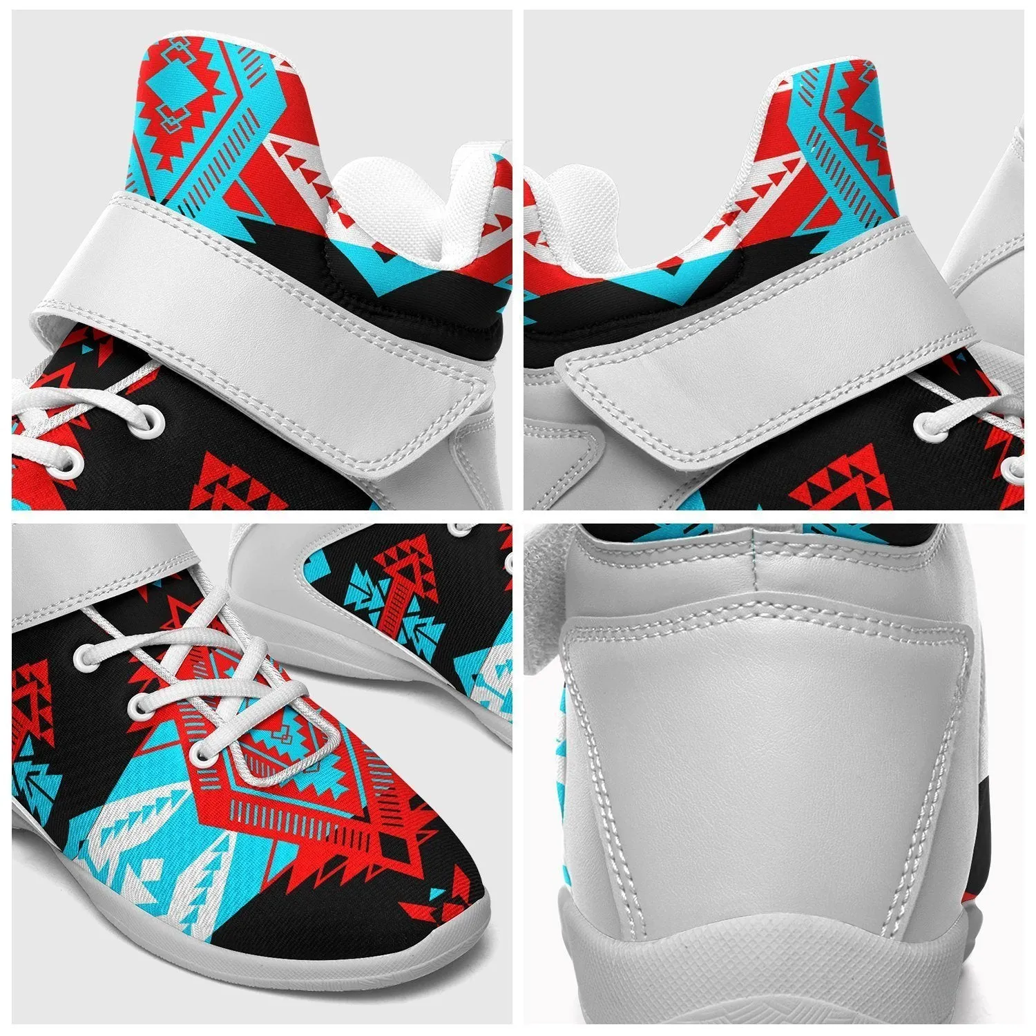 Sovereign Nation Trade Ipottaa Basketball / Sport High Top Shoes - White Sole