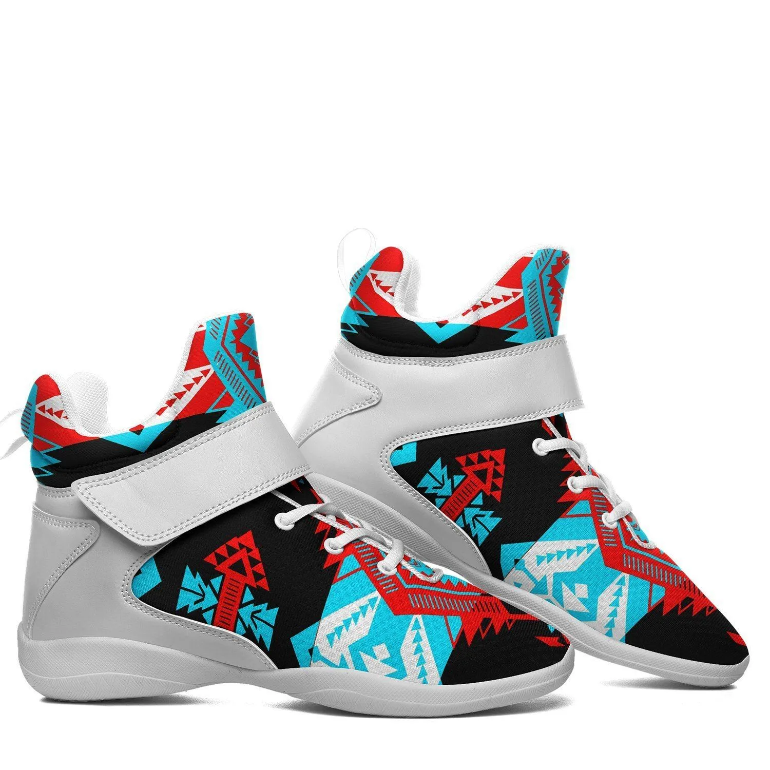 Sovereign Nation Trade Ipottaa Basketball / Sport High Top Shoes - White Sole