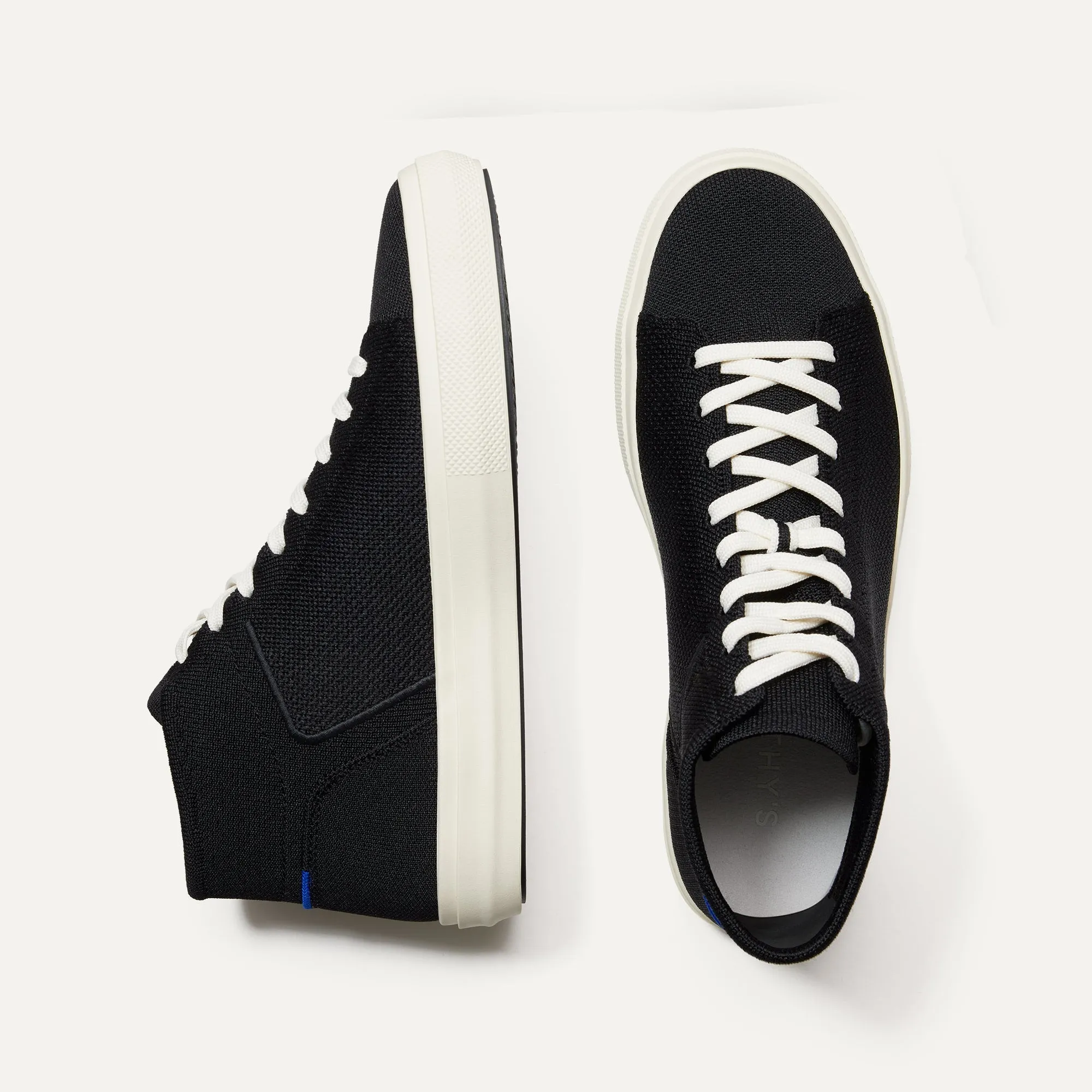 The Women's High Top Sneaker - Black