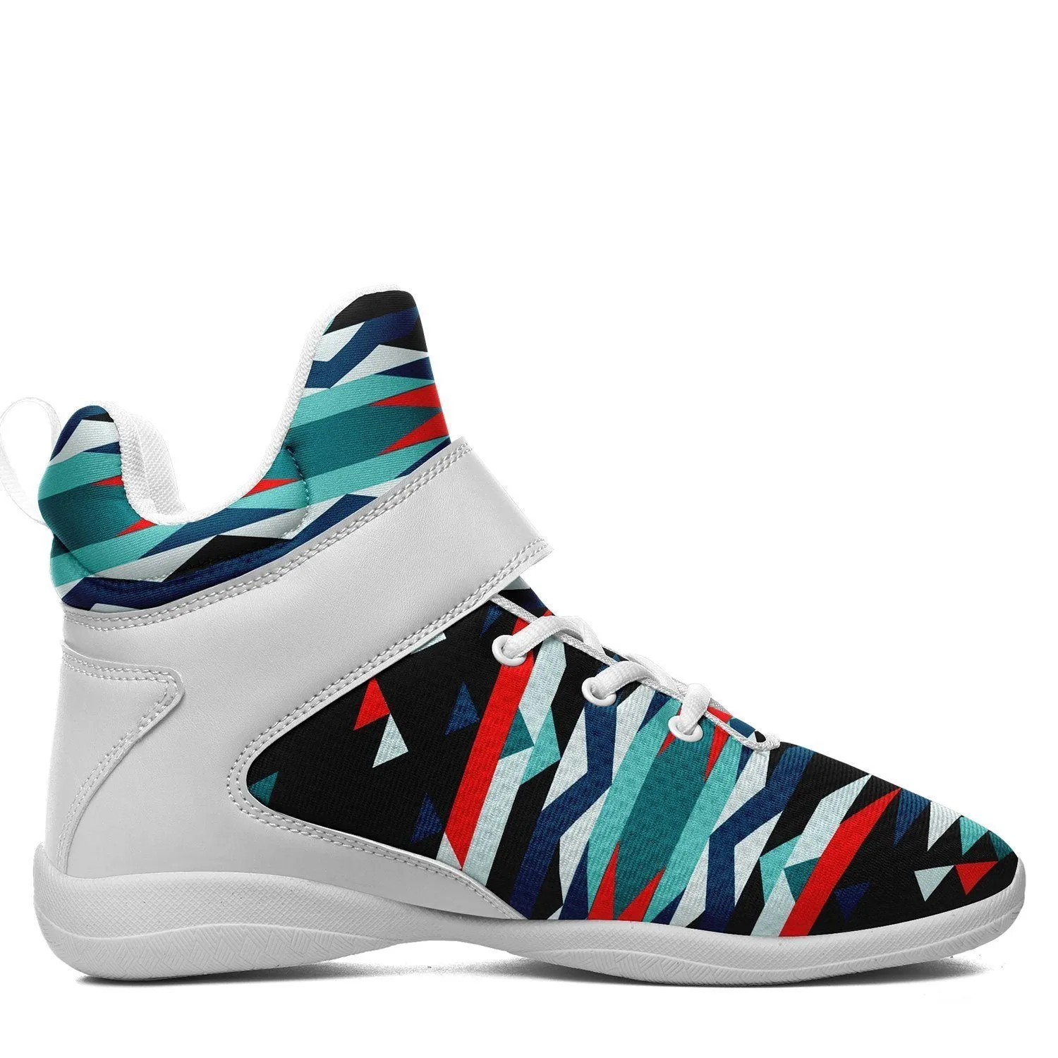 Visions of Peaceful Nights Ipottaa Basketball / Sport High Top Shoes - White Sole