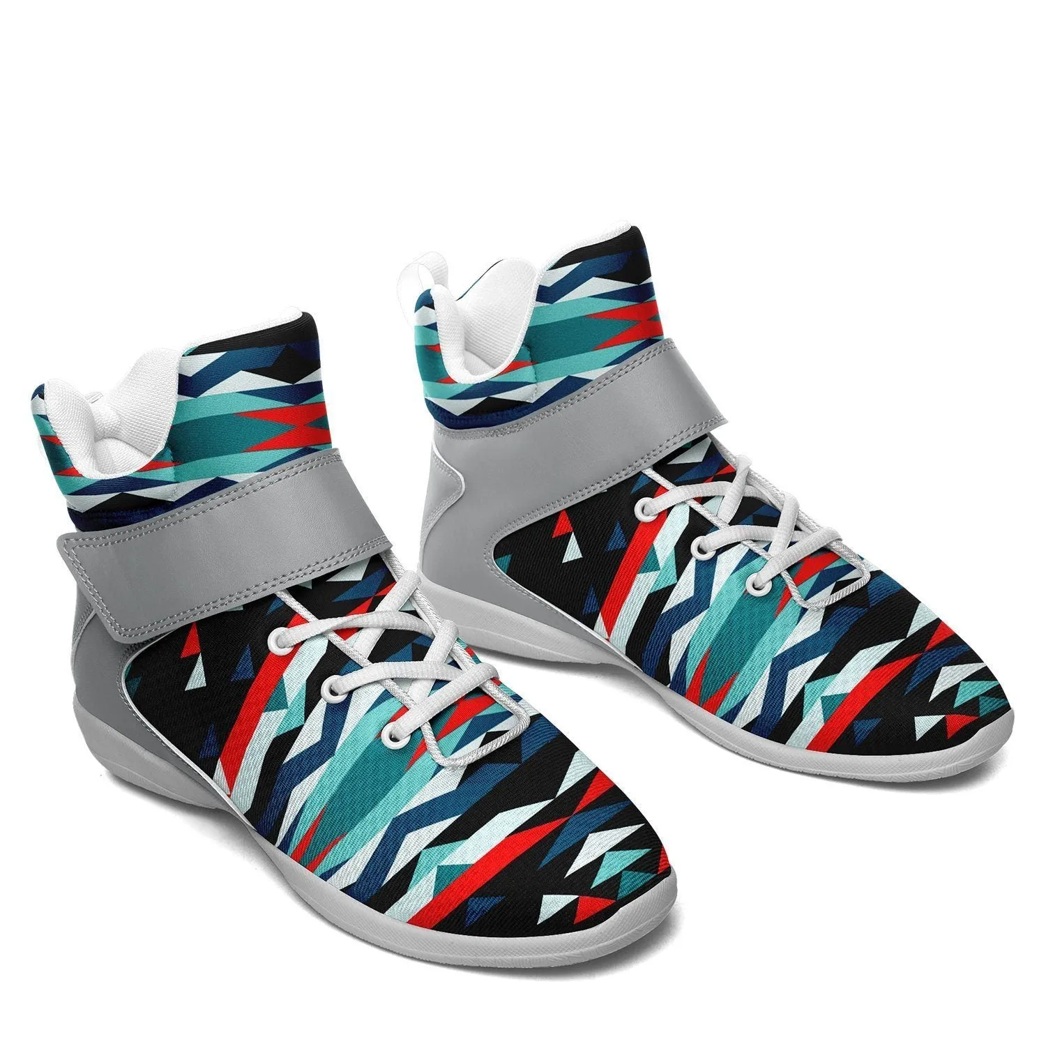 Visions of Peaceful Nights Ipottaa Basketball / Sport High Top Shoes - White Sole