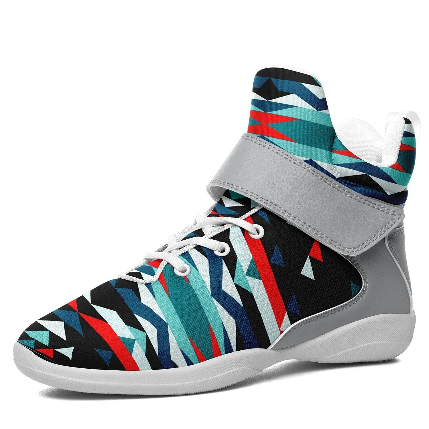 Visions of Peaceful Nights Ipottaa Basketball / Sport High Top Shoes - White Sole